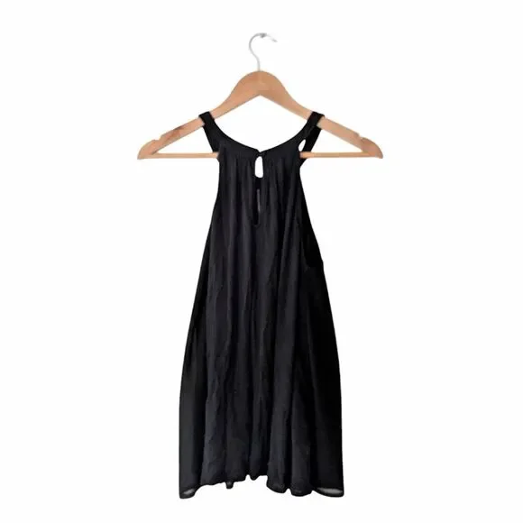 Anthropologie Sunday in Brooklyn Black Halter Trapeze Tank - Picture 5 of 5